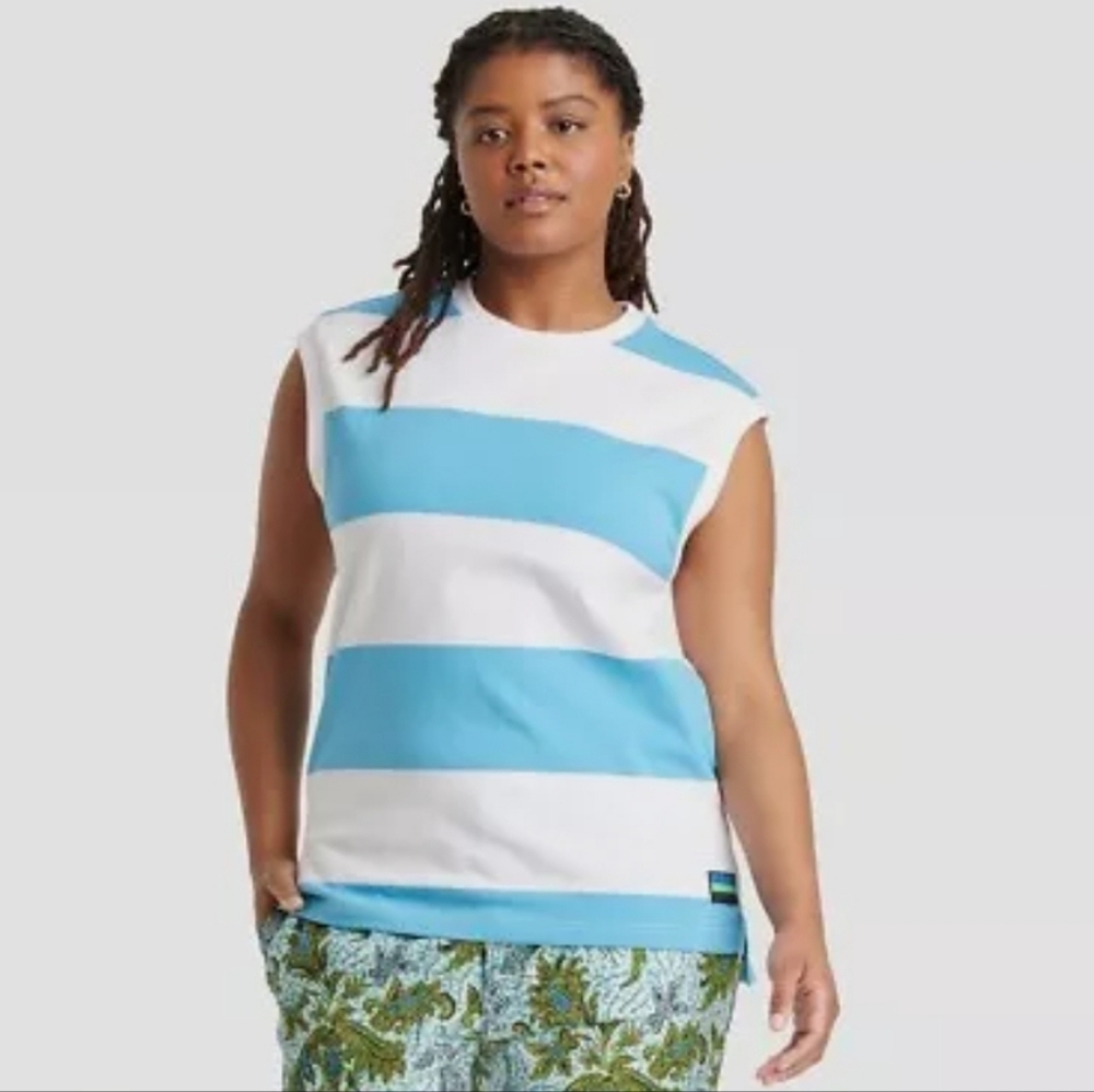 HOUSTON WHITE UNISEX Rugby Sleeveles Shirt